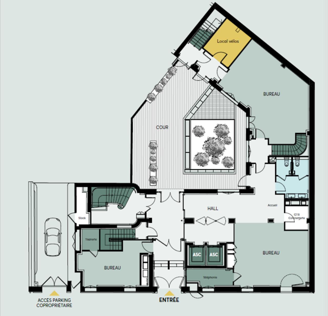 Bureau Paris 2409m² Location bureau Paris OLBUR2119774 20